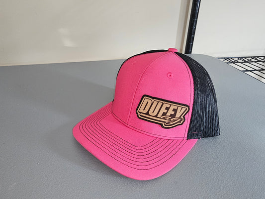 Pink & Black Duffy AG Patch Hat