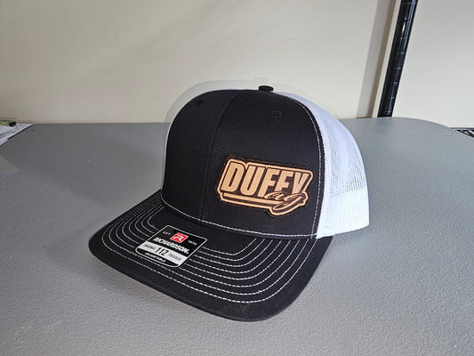 Black & White Duffy AG Patch Hat