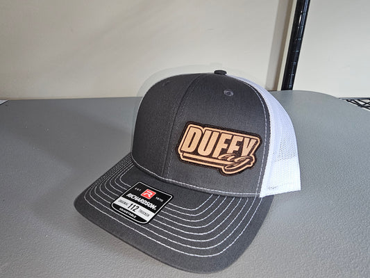 Grey & White Duffy AG Patch Hat